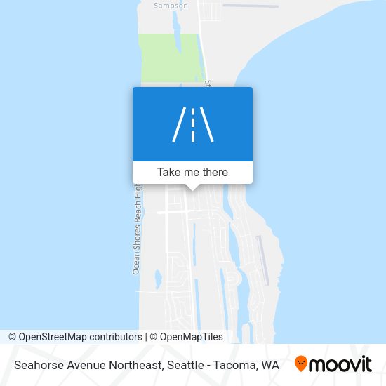 Mapa de Seahorse Avenue Northeast