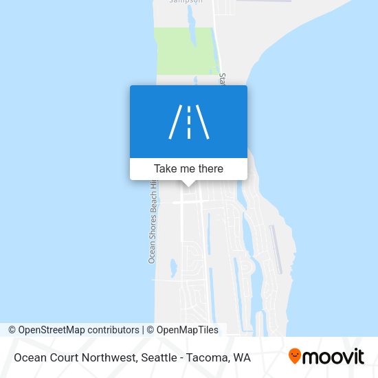 Ocean Court Northwest map