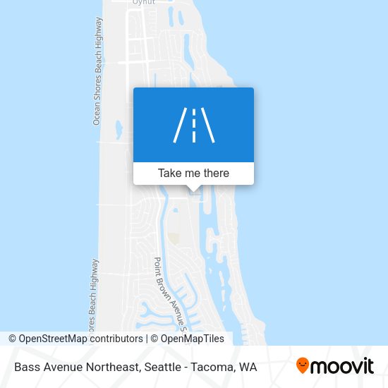 Bass Avenue Northeast map