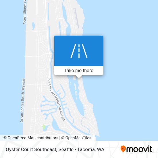 Mapa de Oyster Court Southeast