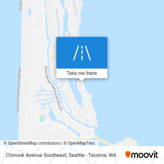 Chinook Avenue Southeast map