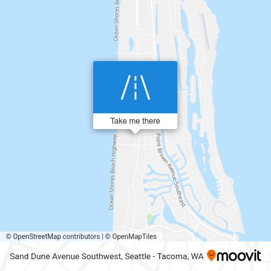 Sand Dune Avenue Southwest map