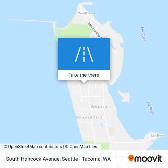 South Hancock Avenue map