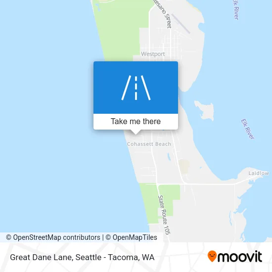 Mapa de Great Dane Lane