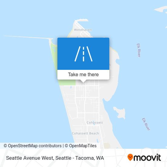 Mapa de Seattle Avenue West