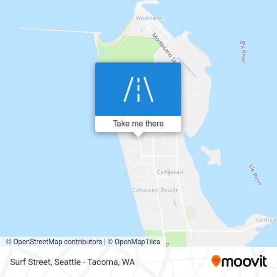 Surf Street map