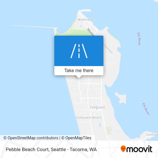 Pebble Beach Court map