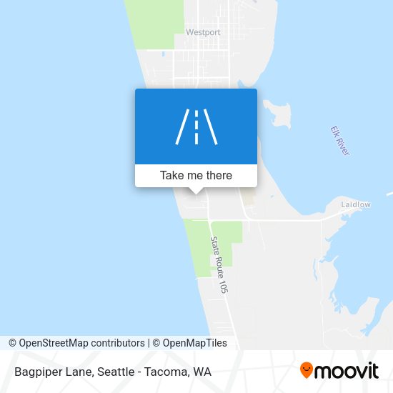Bagpiper Lane map