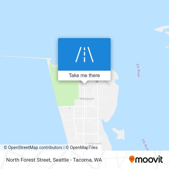Mapa de North Forest Street