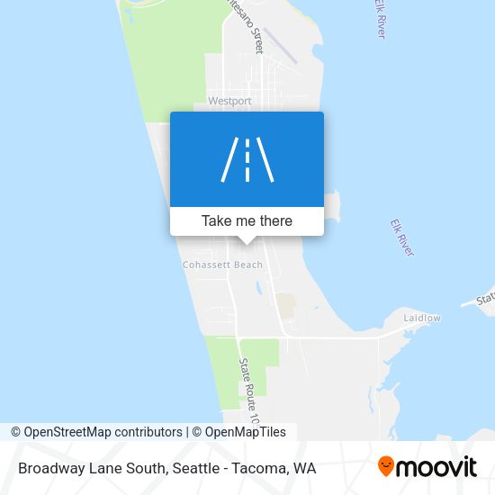 Mapa de Broadway Lane South