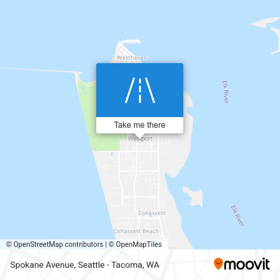Spokane Avenue map