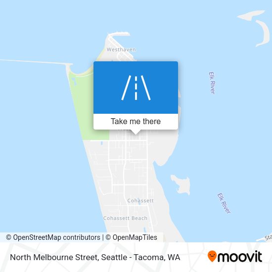 North Melbourne Street map