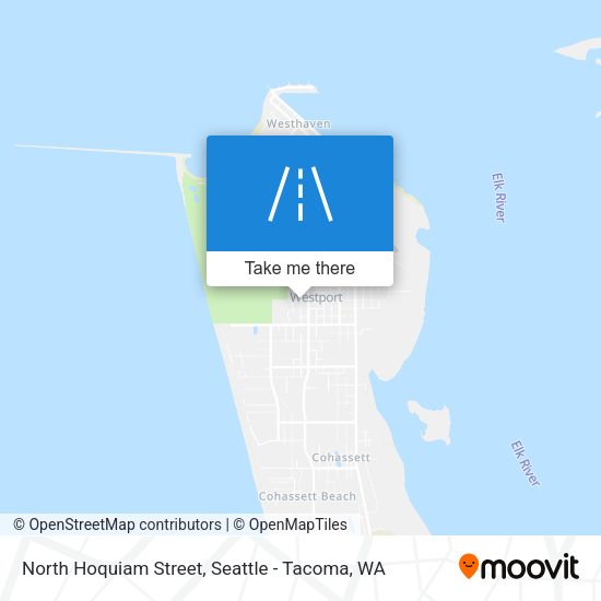 North Hoquiam Street map