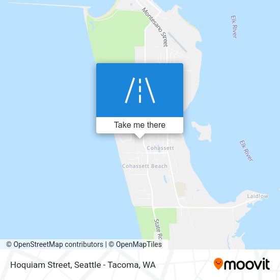 Hoquiam Street map