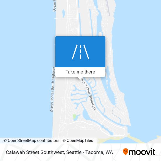 Calawah Street Southwest map