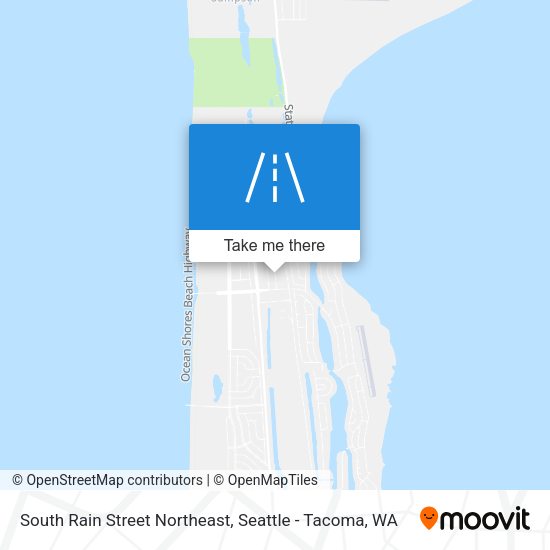 South Rain Street Northeast map