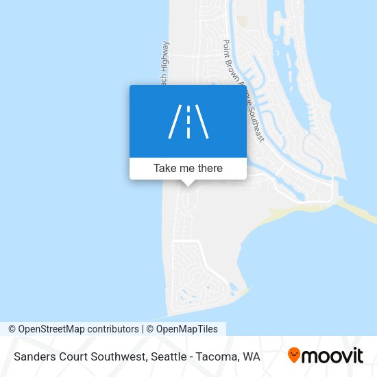 Sanders Court Southwest map