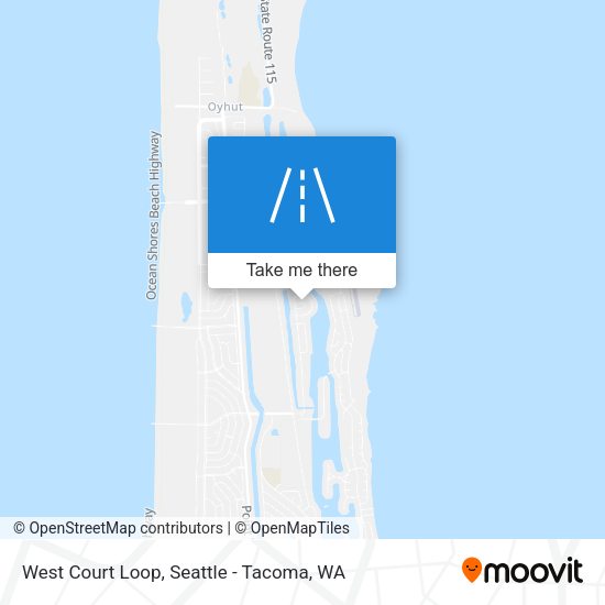 West Court Loop map