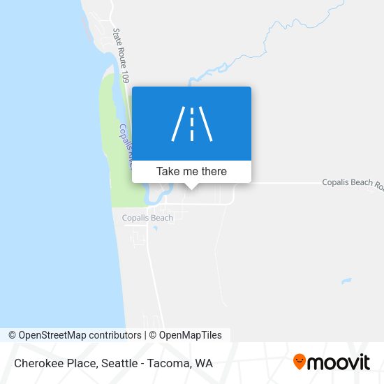 Cherokee Place map
