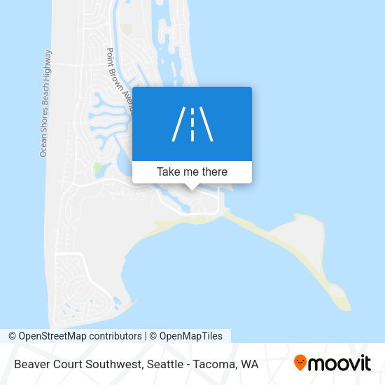 Beaver Court Southwest map