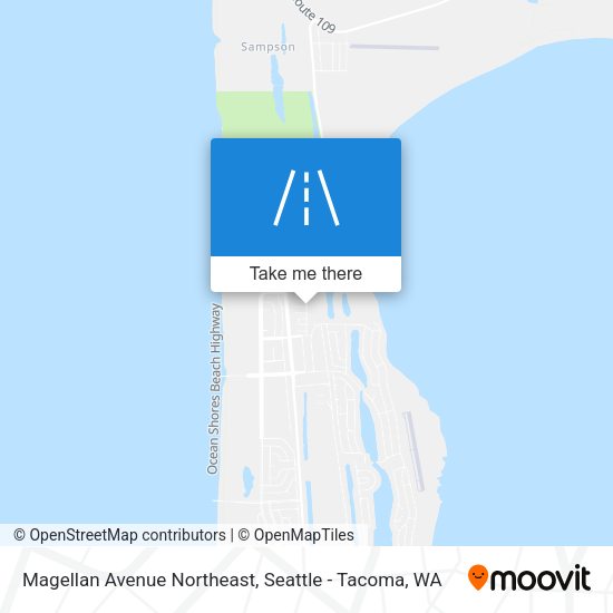 Mapa de Magellan Avenue Northeast