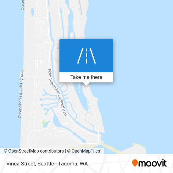 Vinca Street map