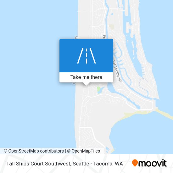 Tall Ships Court Southwest map