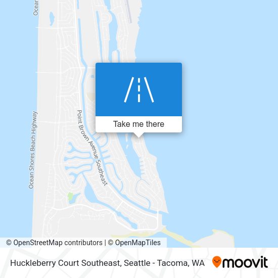 Huckleberry Court Southeast map