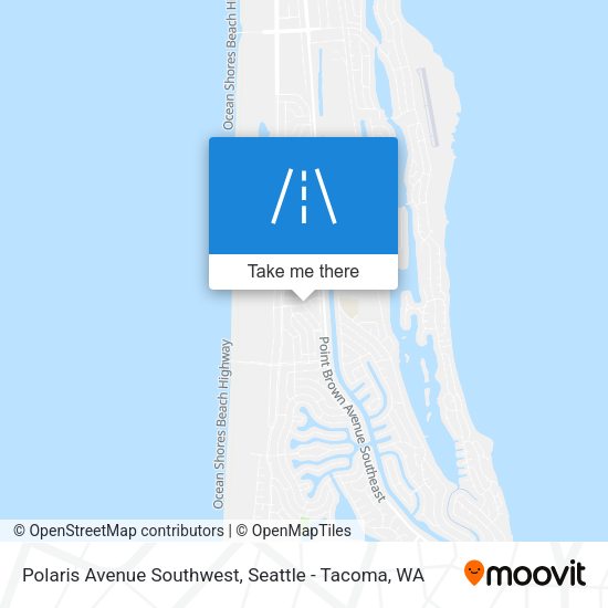 Polaris Avenue Southwest map