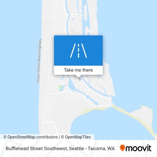 Bufflehead Street Southwest map
