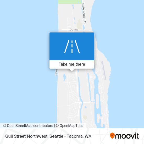 Mapa de Gull Street Northwest