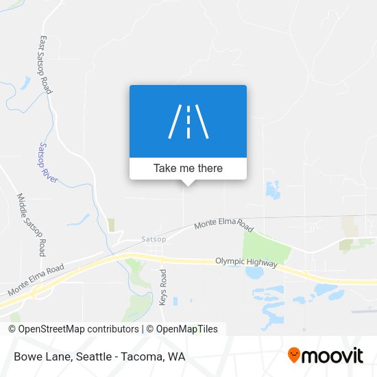 Bowe Lane map