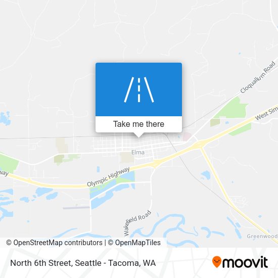 Mapa de North 6th Street