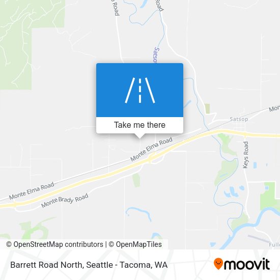 Mapa de Barrett Road North