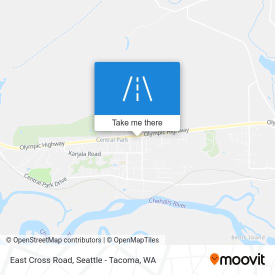 East Cross Road map