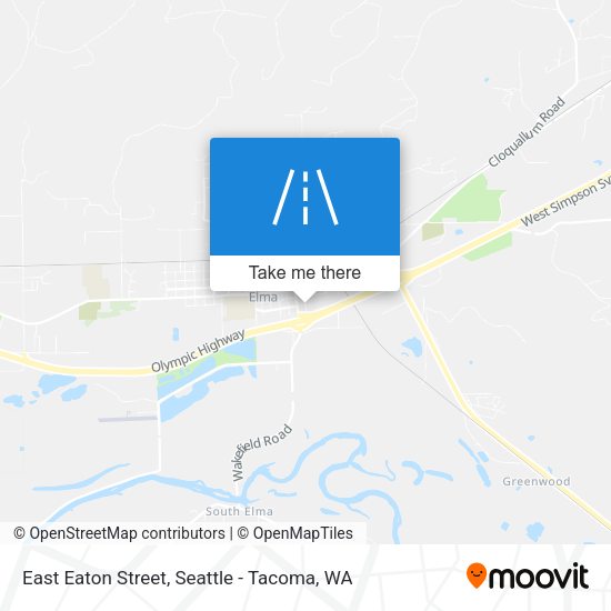 East Eaton Street map