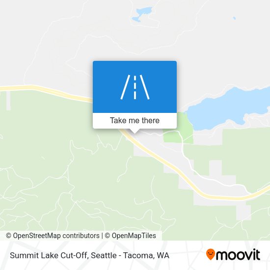 Summit Lake Cut-Off map