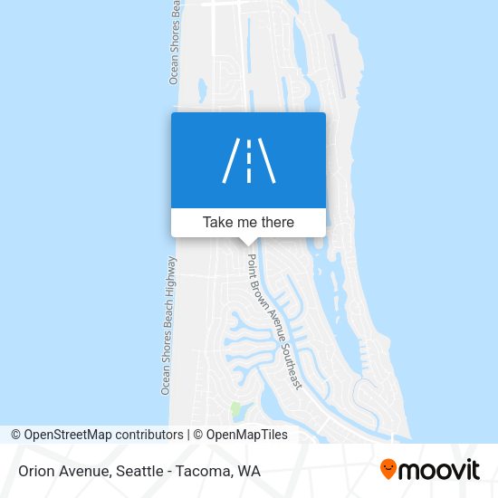Orion Avenue map