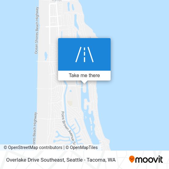 Overlake Drive Southeast map