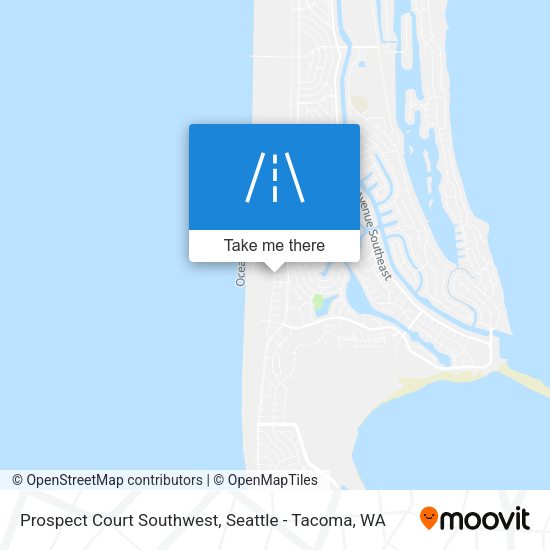 Prospect Court Southwest map