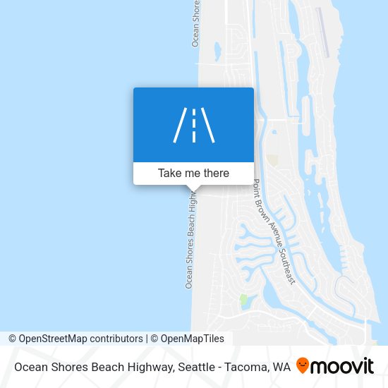 Mapa de Ocean Shores Beach Highway