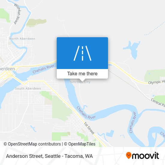Mapa de Anderson Street