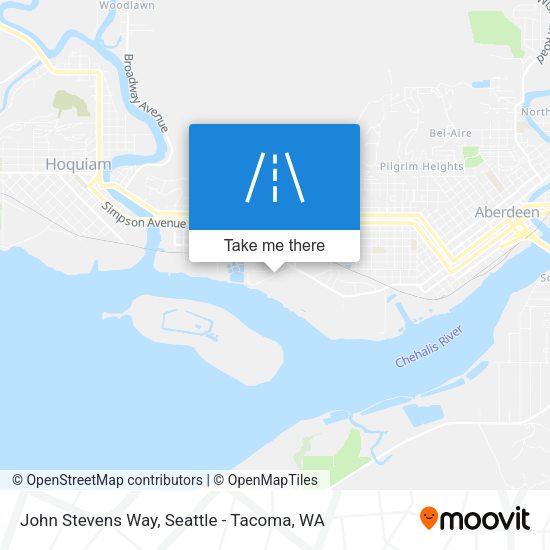 Mapa de John Stevens Way