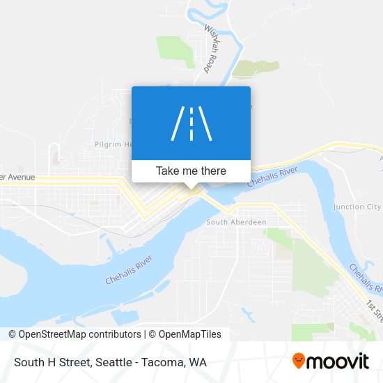 South H Street map