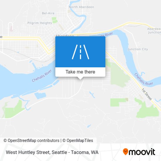 West Huntley Street map