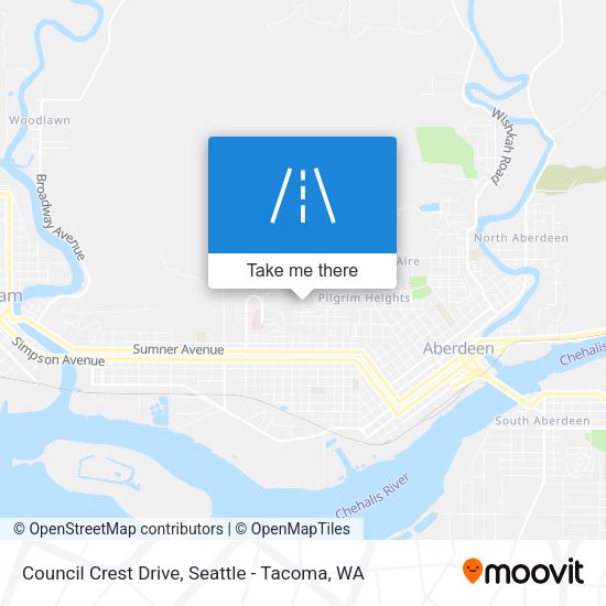 Mapa de Council Crest Drive