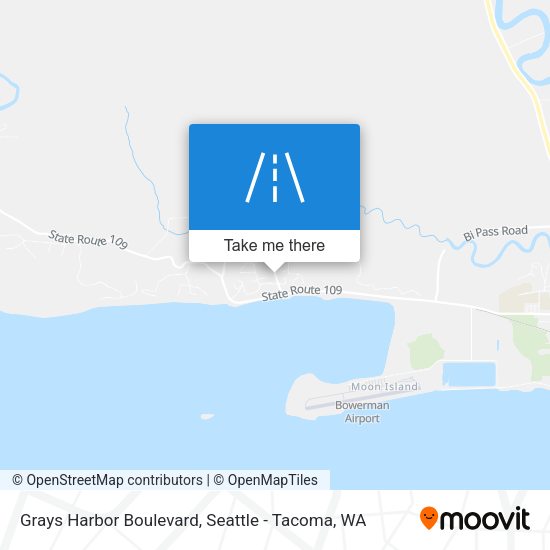 Mapa de Grays Harbor Boulevard