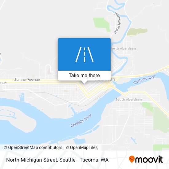 North Michigan Street map