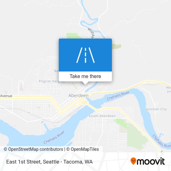 Mapa de East 1st Street