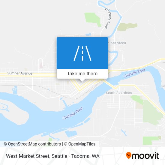 West Market Street map